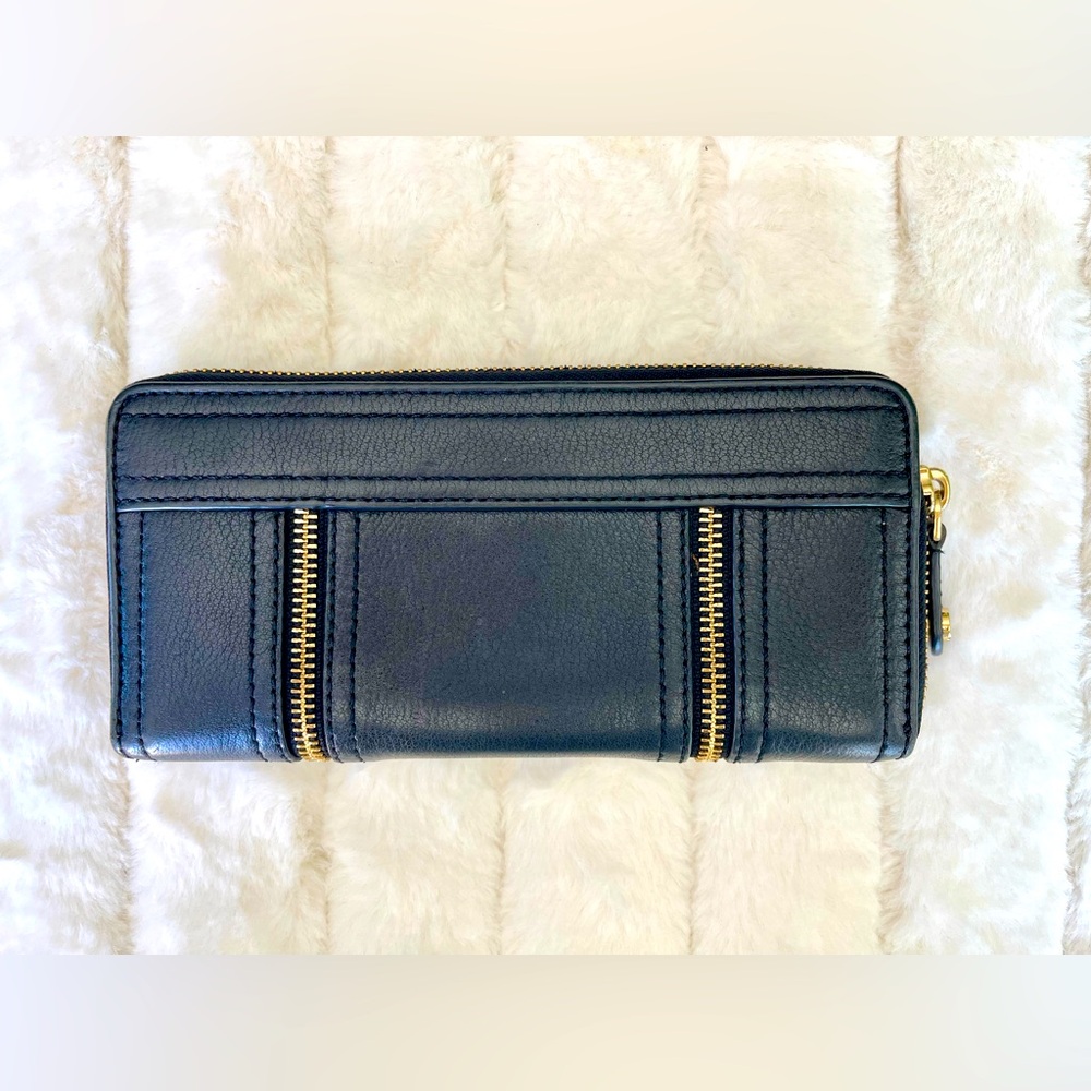 Michael Kors Black Leather Wallet - Picture 2 of 11